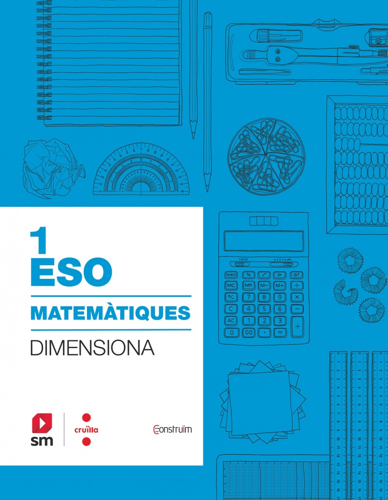 [9788466146180] Quadern Matemàtiques 1r Eso. Construïm. Catalunya 2019