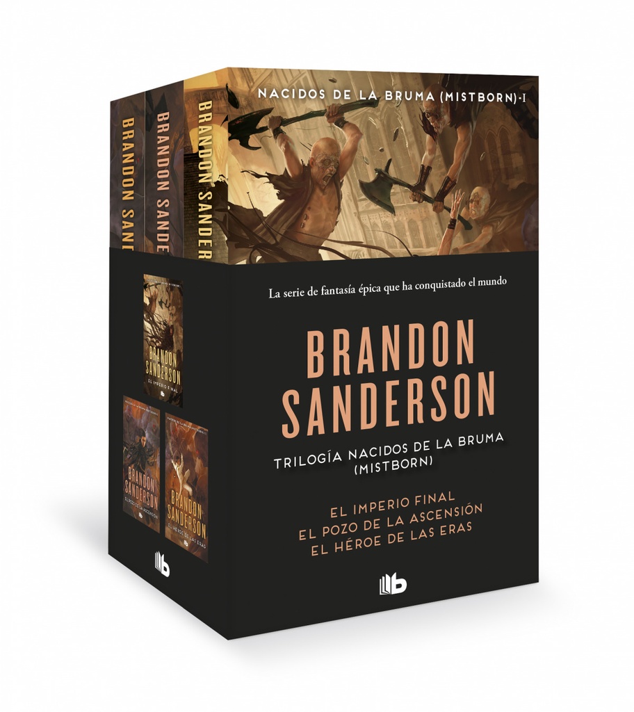 [9788413143187] Trilogía Nacidos de la Bruma [Mistborn] (pack con: El imperio final | El pozo de la Ascensión | El héroe de las Eras)