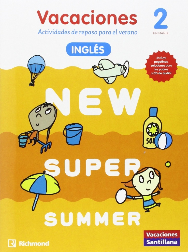 [9788466822992] New Super Summer 2º Primaria Book Audio