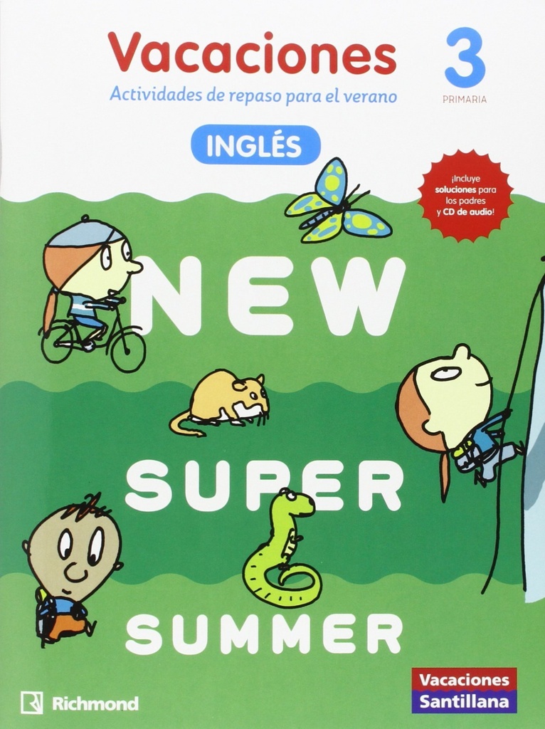 [9788466823005] New Super Summer 3º Primaria Book Audio