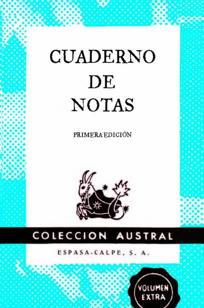 [9788467008418] Cuaderno de notas azul 9x14cm