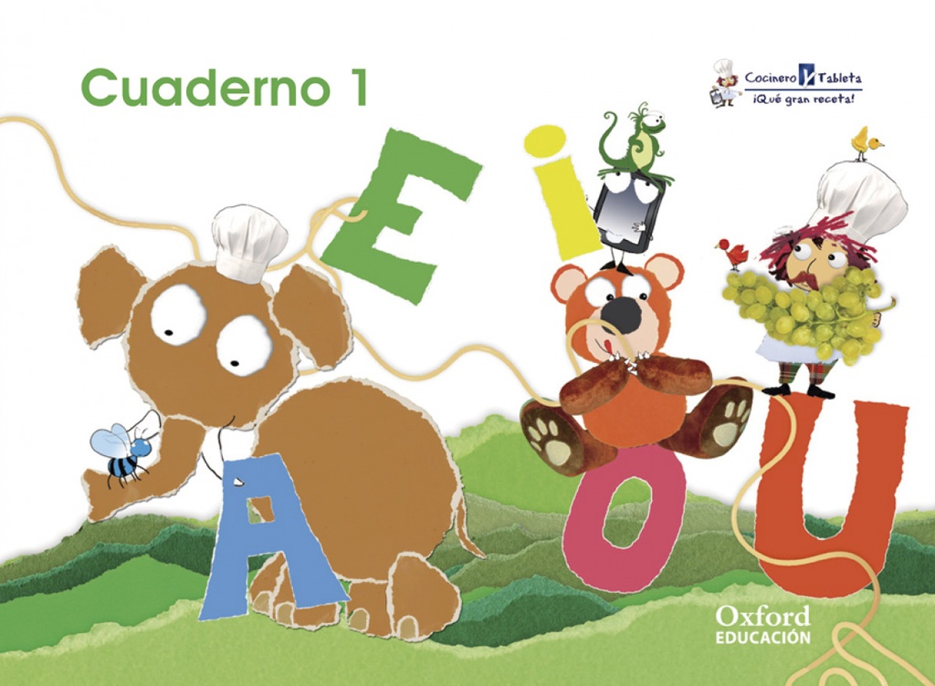 [9788467358407] Cocinero y Tableta 3 años. Nivel 1. Cuaderno