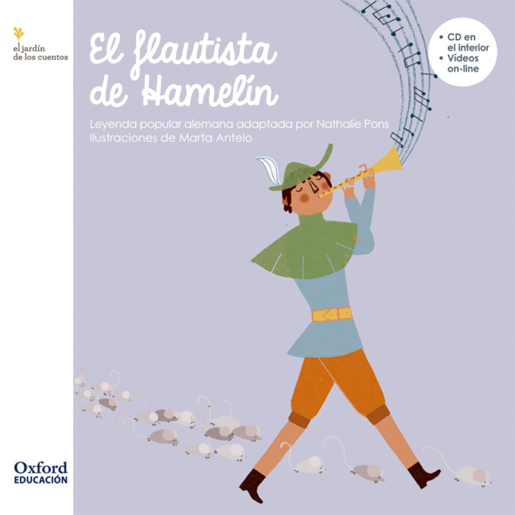 [9788467386073] El Flautista de Hamelín 3 Años. Cuento 4