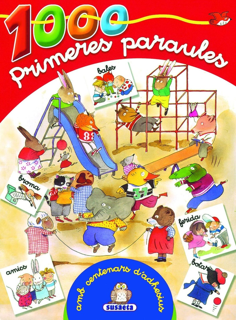 [9788467733662] 1000 Primeres paraules - rojo - amb centenars d'adhesius