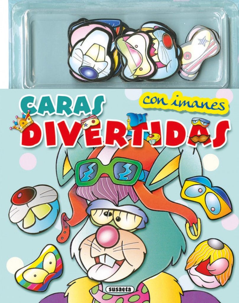 [9788467752113] Caras Divertidas con Imanes (verde)