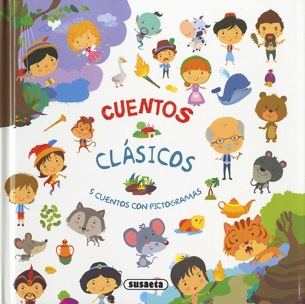 [9788467765335] El Libro de la Selva/pinocho/juan y las Habichuelas Mágicas/aladino y la Lámpara