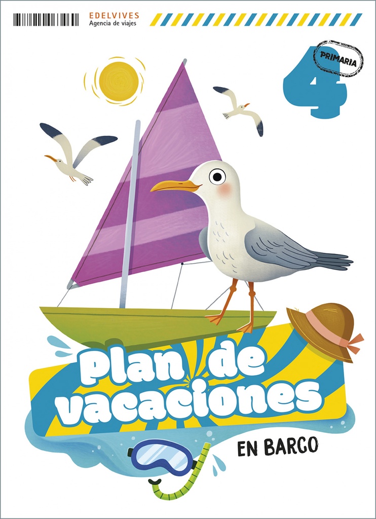 [9788414063460] pyc P4 Plan de vacaciones en barco, 4o Primaria, Edelvives agencia de viajes