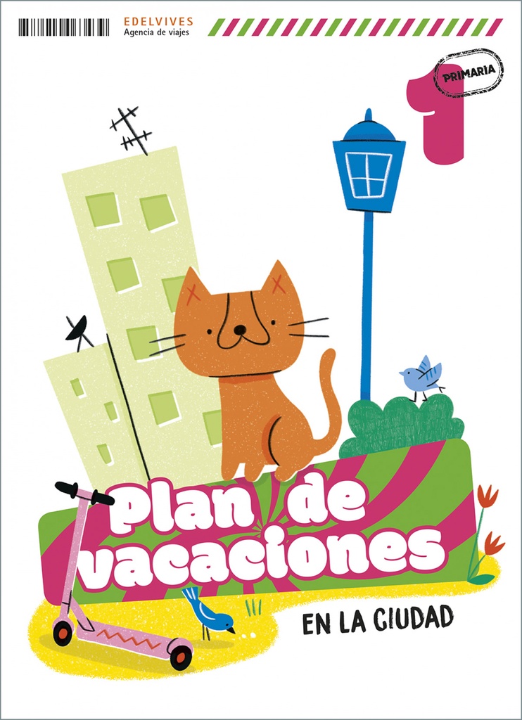 [9788414063439] pyc P1 Plan de vacaciones en la ciudad, 1o Primaria, Edelvives agencia de viajes