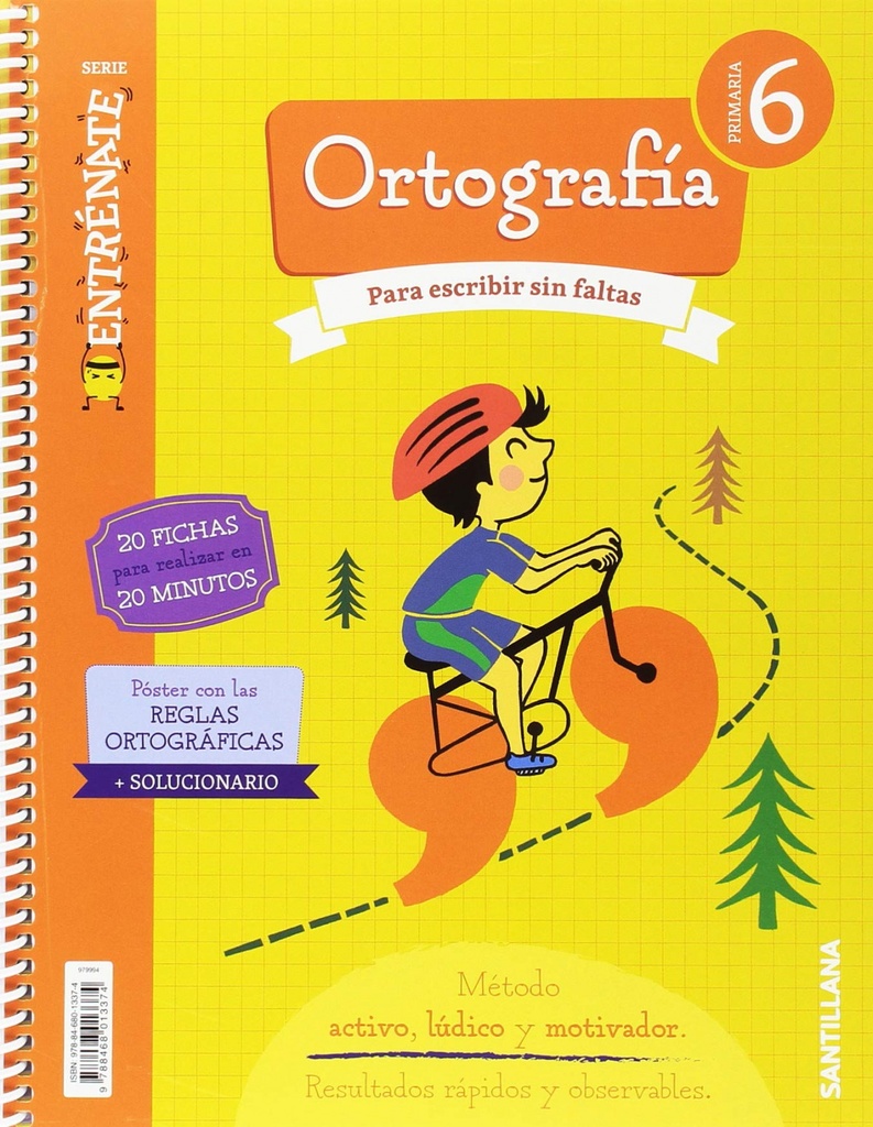 [9788468013374] CUADERNO ORTOGRAFÍA 6ºPRIMARIA ENTRÈNATE