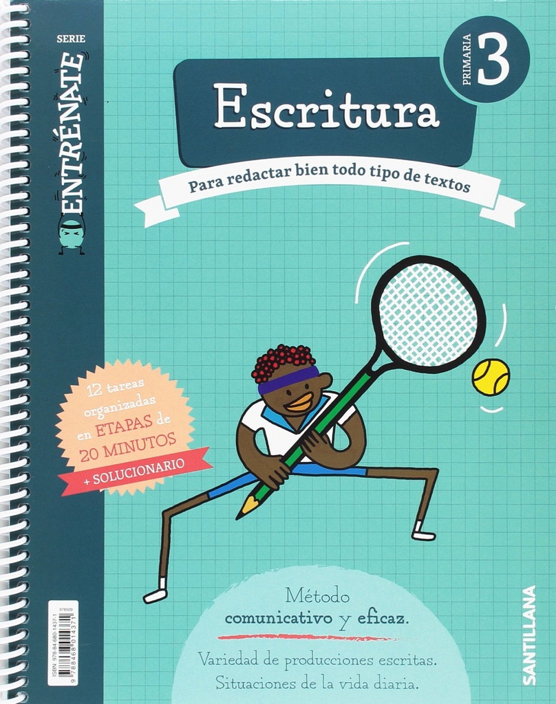 [9788468014371] CUADERNO ESCRITURA 3ºPRIMARIA. ENTRÈNATE