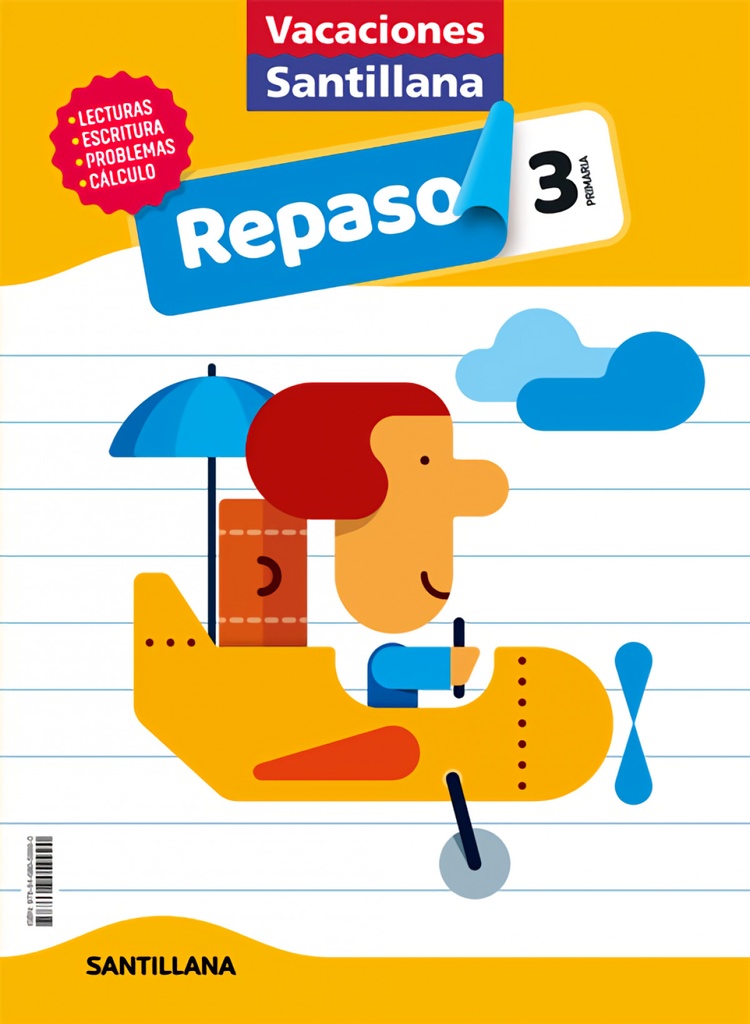[9788468059990] Vacaciones Santillana 3 Primaria Actividades de Repaso para el Verano