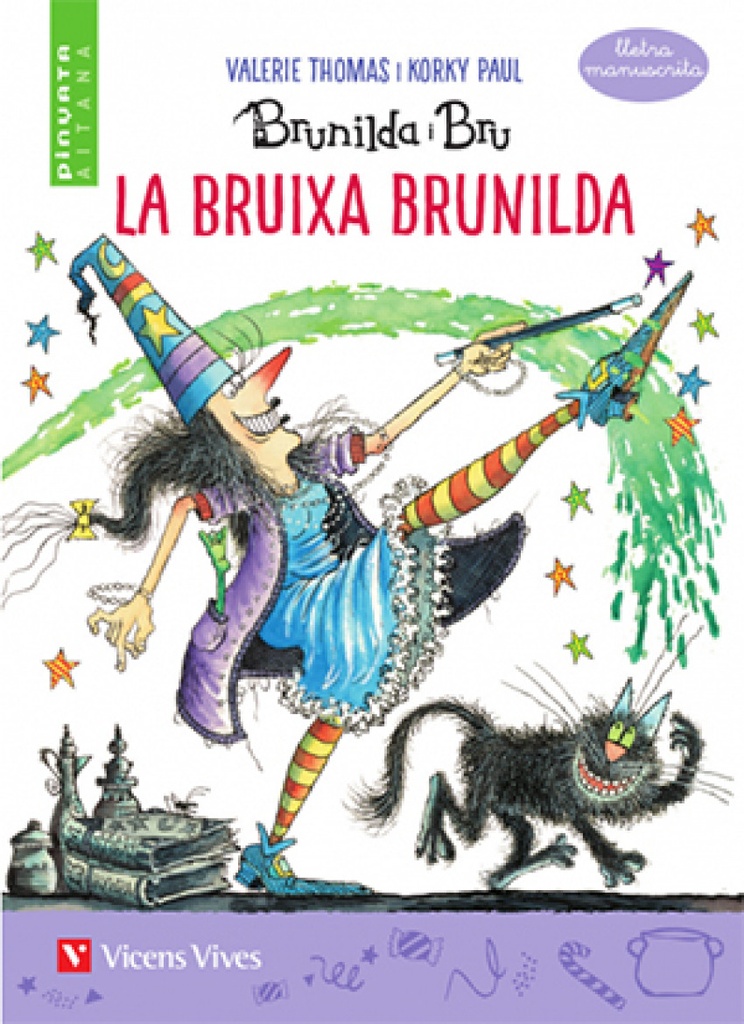 [9788468242262] 21 la bruixa brunilda pinyata aitana lletra manuscrita