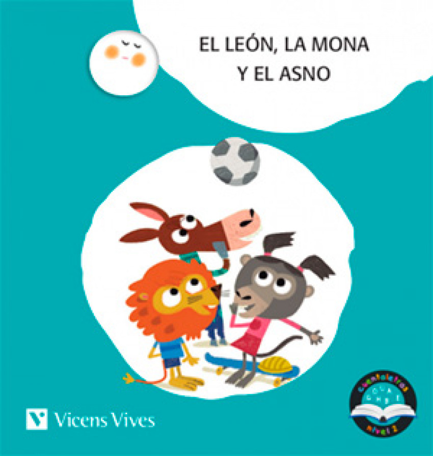 [9788468249858] El Leon, la Mona y el Asno Letra N Palo Cuentaletras Nivel 2