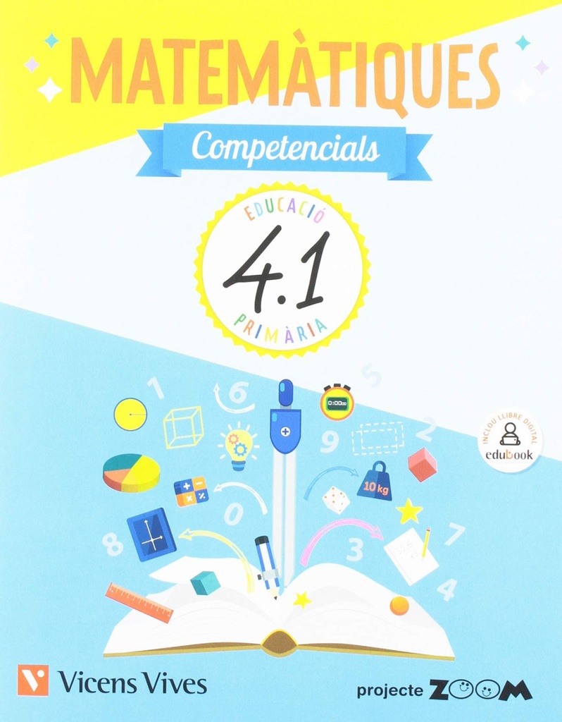 [9788468260921] QUADERN MATEMATIQUES COMPETENCIALS 4T.PRIMARIA. ZOOM. CATALUNYA 2019