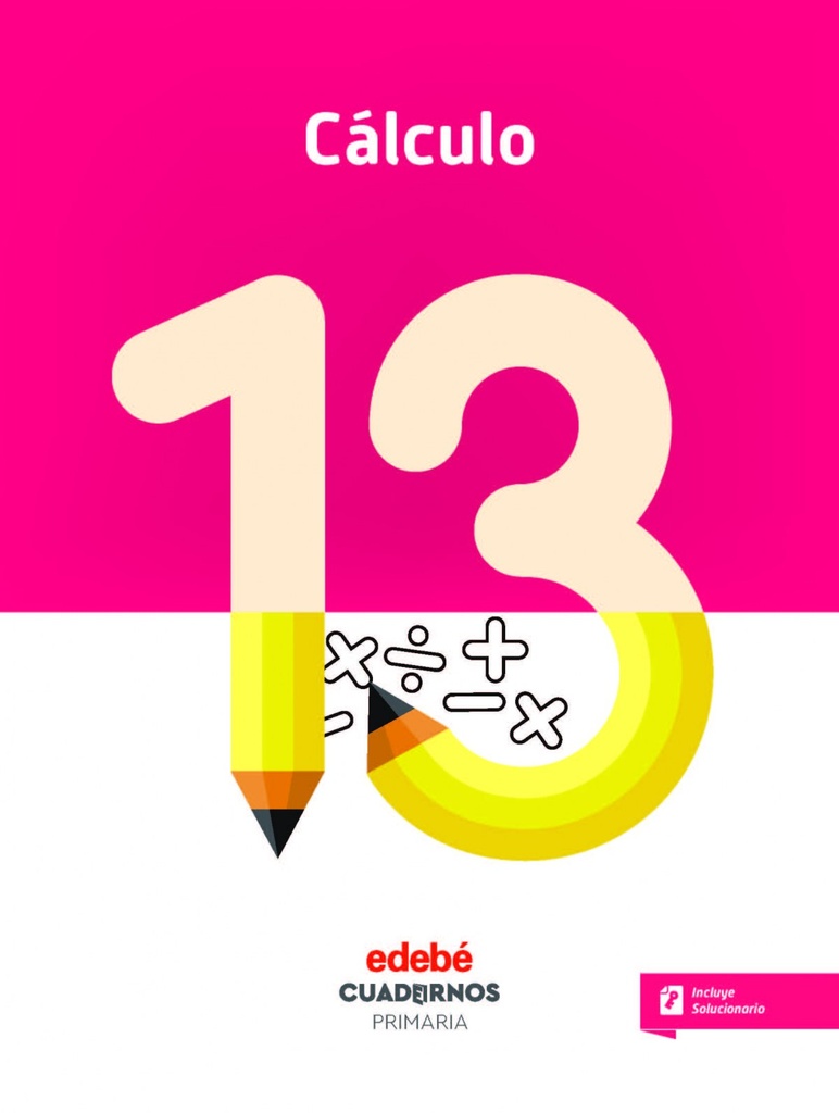 [9788468335889] Cuaderno Cálculo 13