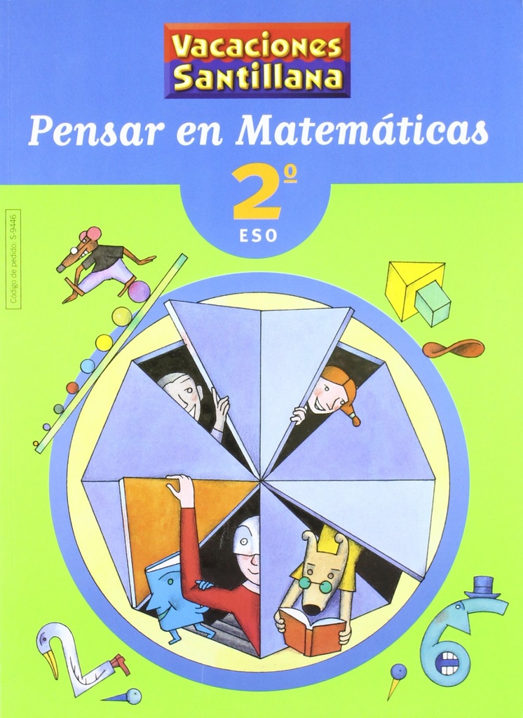 [9788429494464] Vacaciones Santillana, pensar en matemáticas, 2 ESO