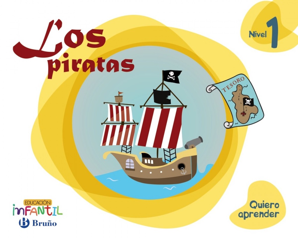 [9788469613719] quiero aprender 1: los piratas (3 años) Educación infantil