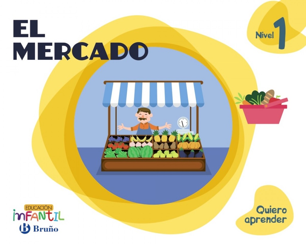 [9788469613801] quiero aprender 1 el mercado 3 años educación infantil 2016