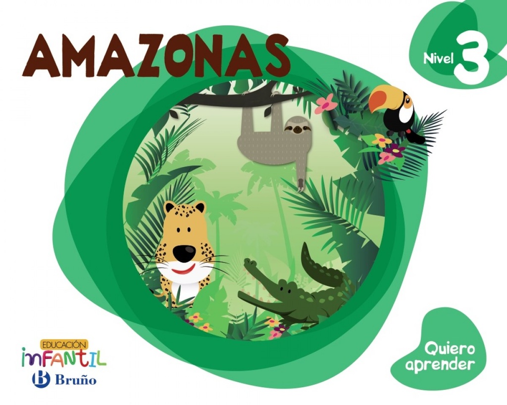 [9788469613863] quiero aprender 3: el amazonas (5 años) 2016
