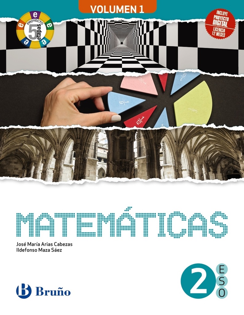[9788469634004] MATEMÁTICAS 2ºESO. TRIMESTRAL. PROYECTO 5 ETAPAS 2023