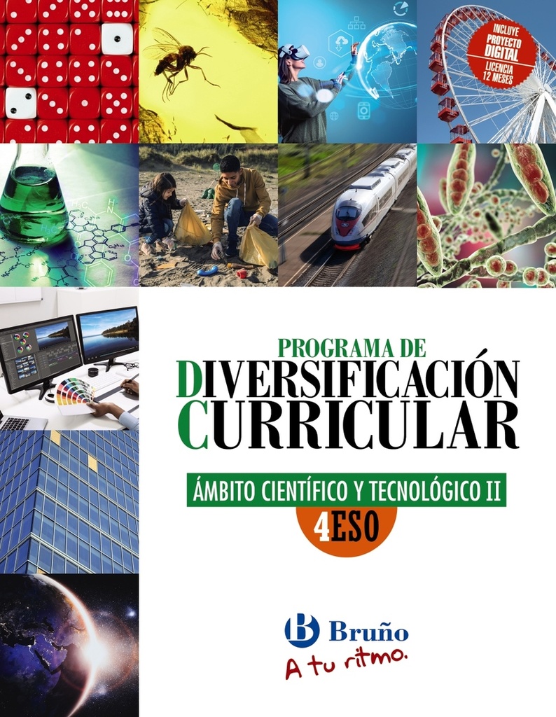 [9788469634127] Diversificación Curricular Ámbito Científico y Tecnológico 4 ESO A tu ritmo