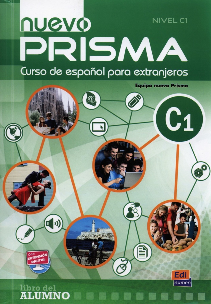[9788498482522] Nuevo prisma, Curso de espanol para extranjeros