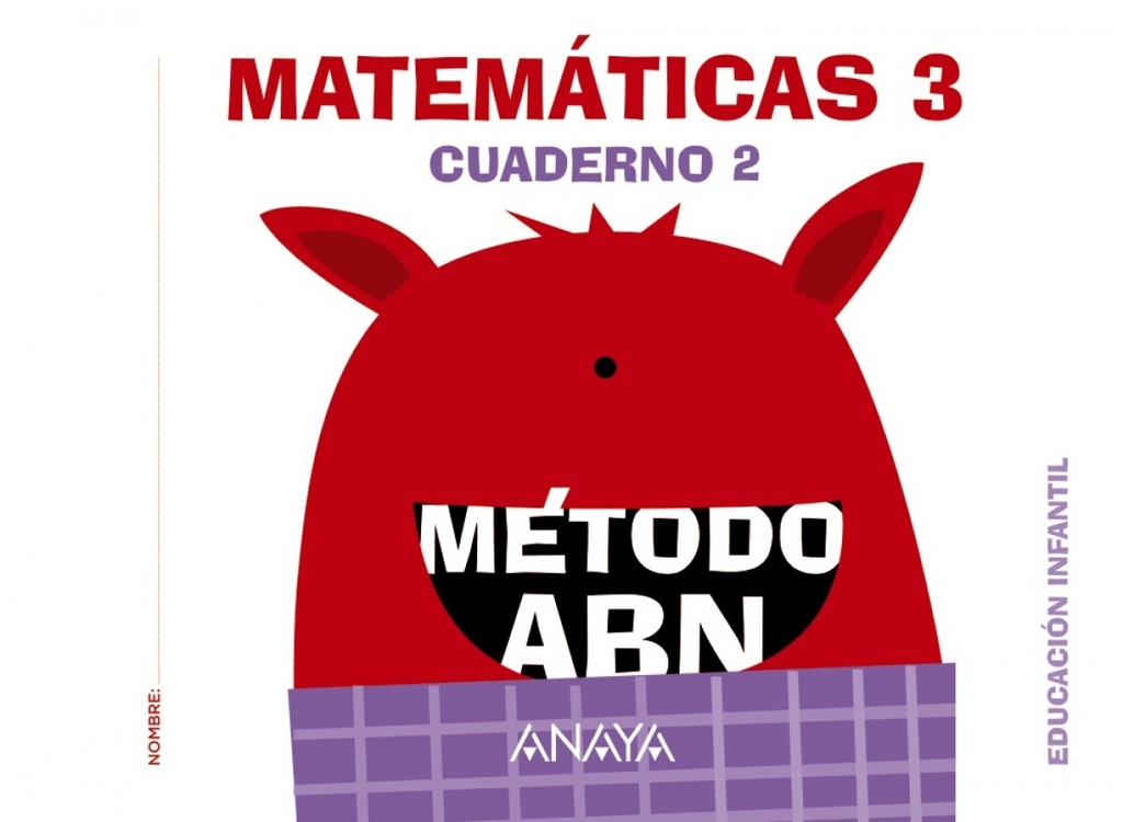 [9788469811856] nivel III cuaderno matemáticas 2 abn infantil 5 años