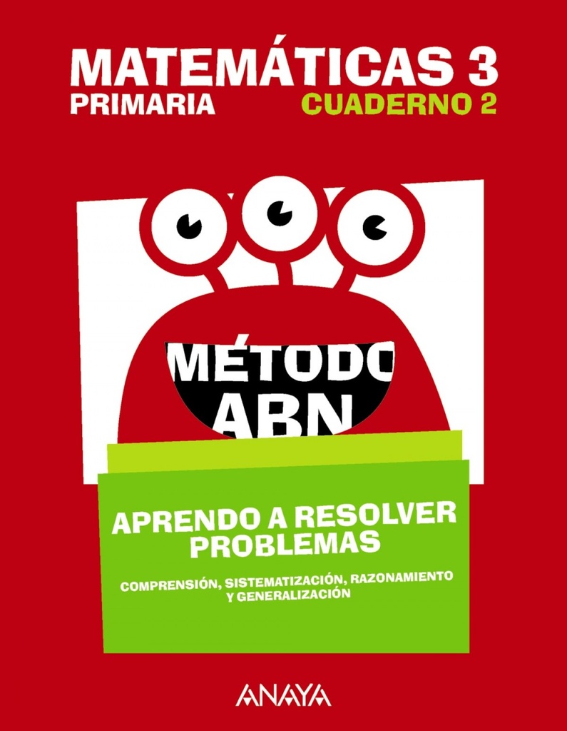 [9788469842218] Cuaderno Matemáticas Abn 2-3ºPRIMARIA