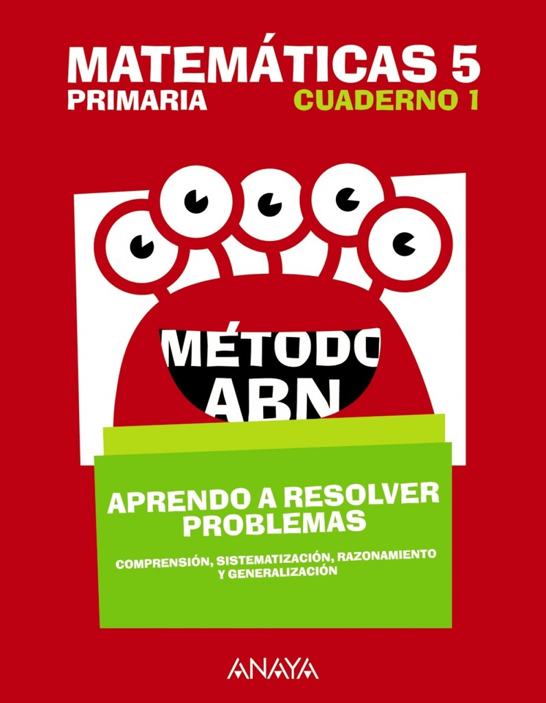 [9788469843796] Cuaderno Matemáticas Abn 1-5ºPRIMARIA