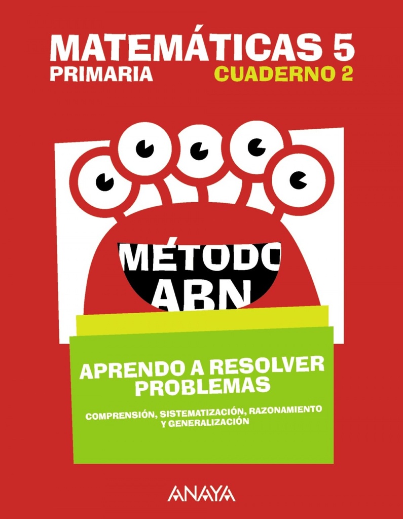 [9788469843802] Cuaderno Matemáticas Abn 2-5ºPRIMARIA