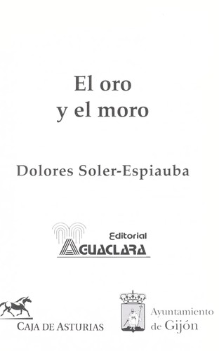 [9788480180542] El oro y el moro
