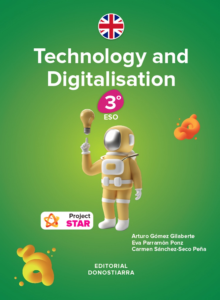 [9788470636608] Technology and Digitalisation 3º ESO - Project STAR