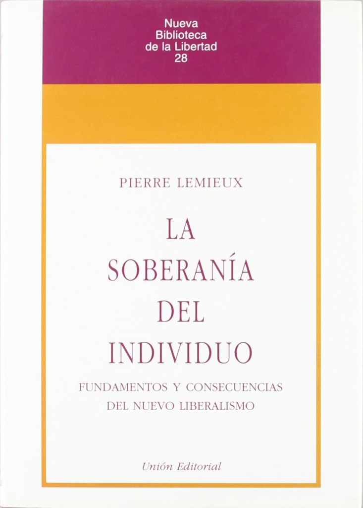 [9788472093492] Soberania Del Individuo 2'Ed