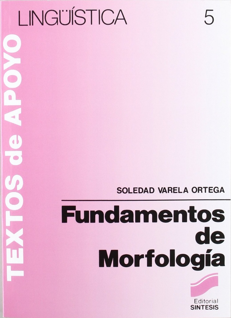 [9788477380900] Fundamentos de morfología