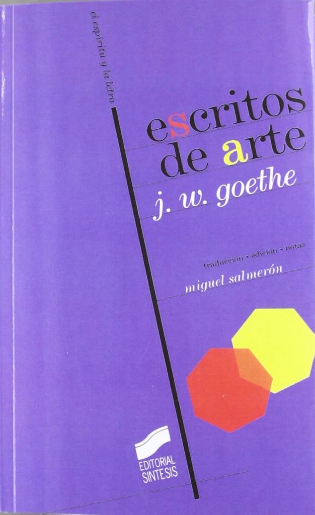 [9788477386957] Escritos de Arte J.w. Goethe