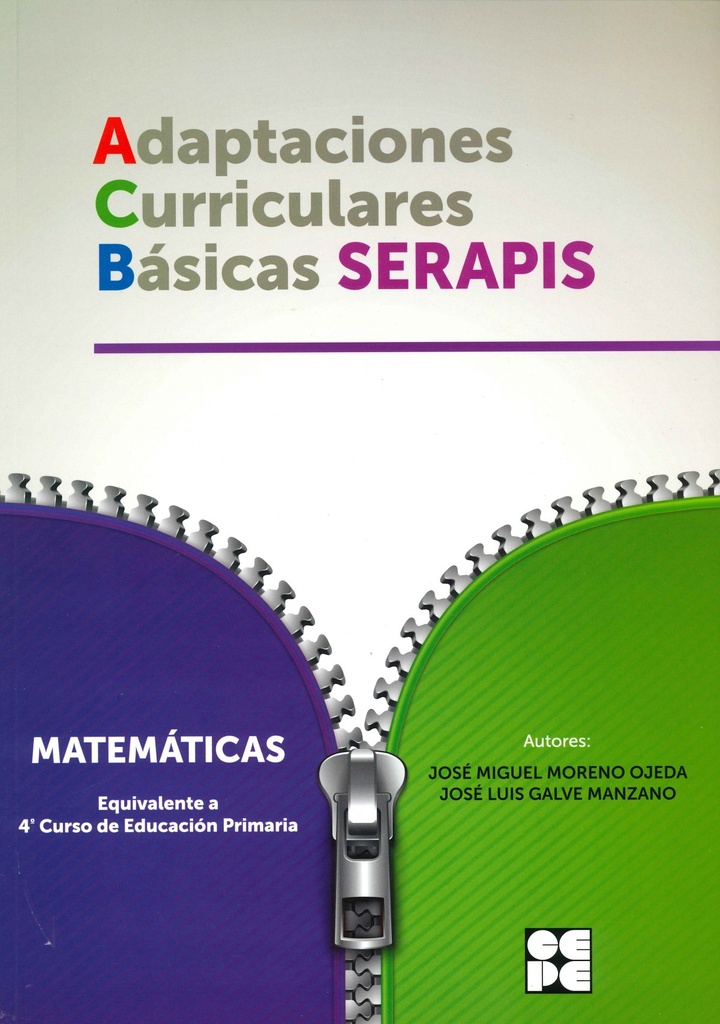 [9788478696024] Adaptaciones Curriculares Basicas Serapis Matematicas 4ºEP