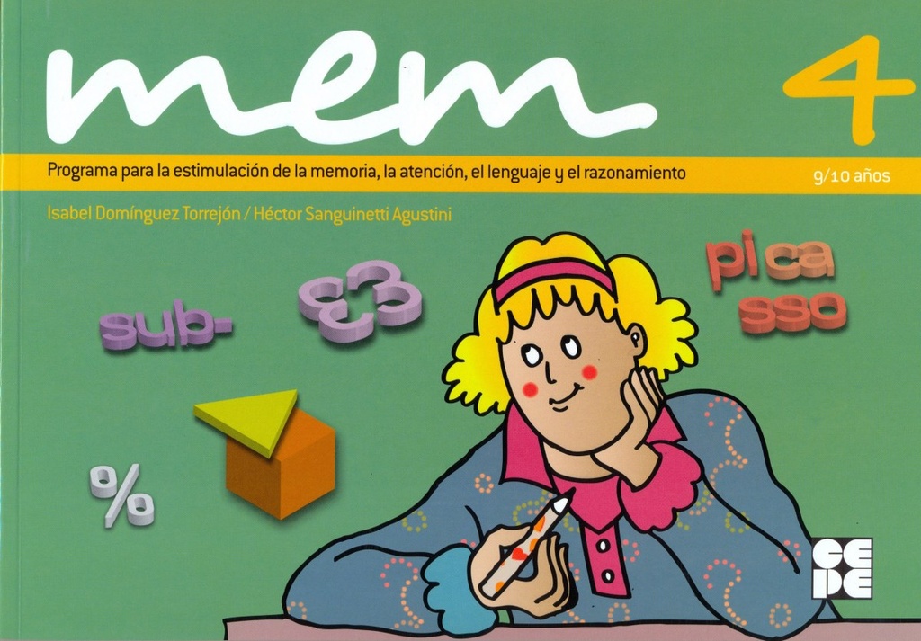 [9788478698097] Mem 4: programa estimulacion memoria, atencion, lenguaje
