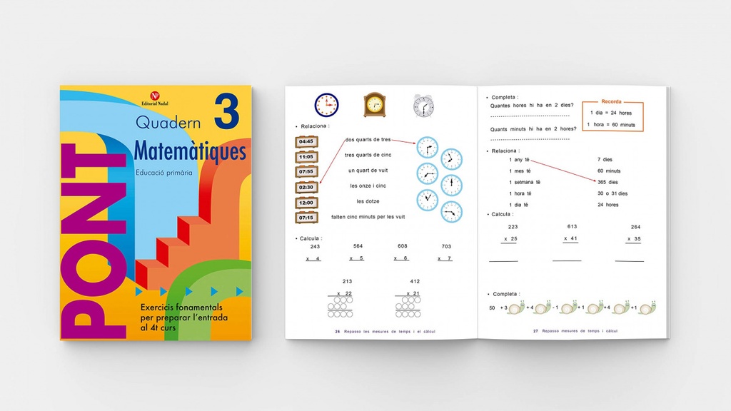 [9788478874514] Pont, matemàtiques, 3 Educació Primària