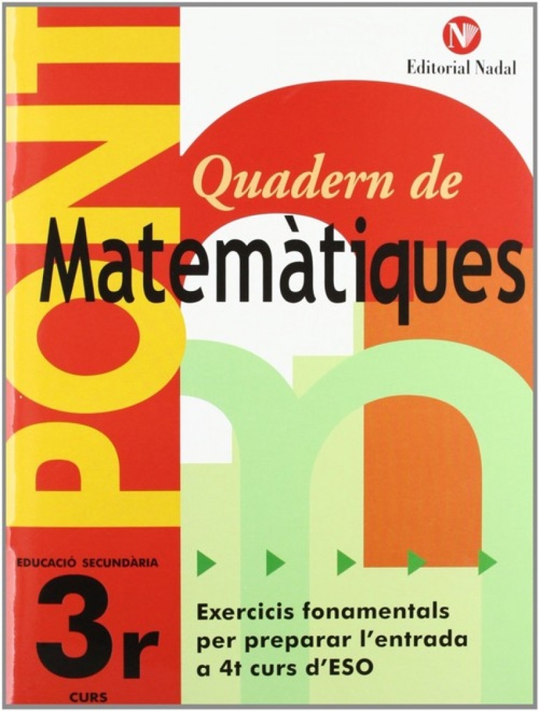 [9788478875344] Pont, matemàtiques, 3 ESO