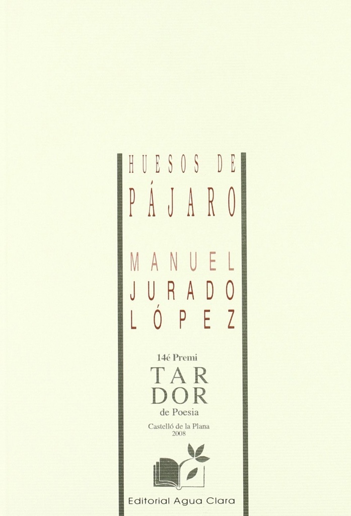[9788480183222] Huesos de pájaros