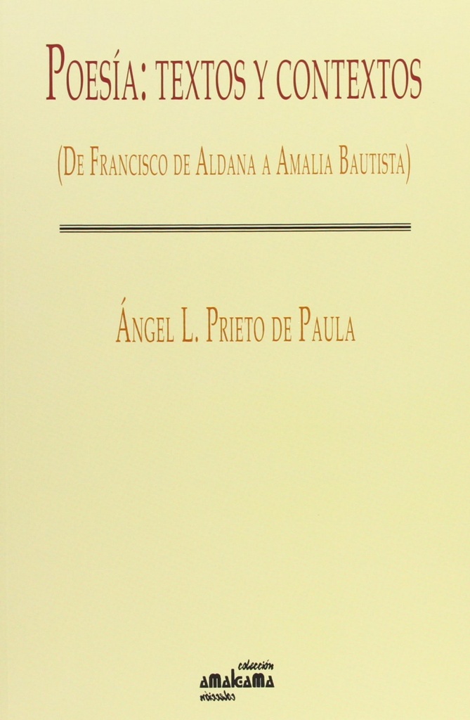 [9788480183673] Poesia: textos y contextos