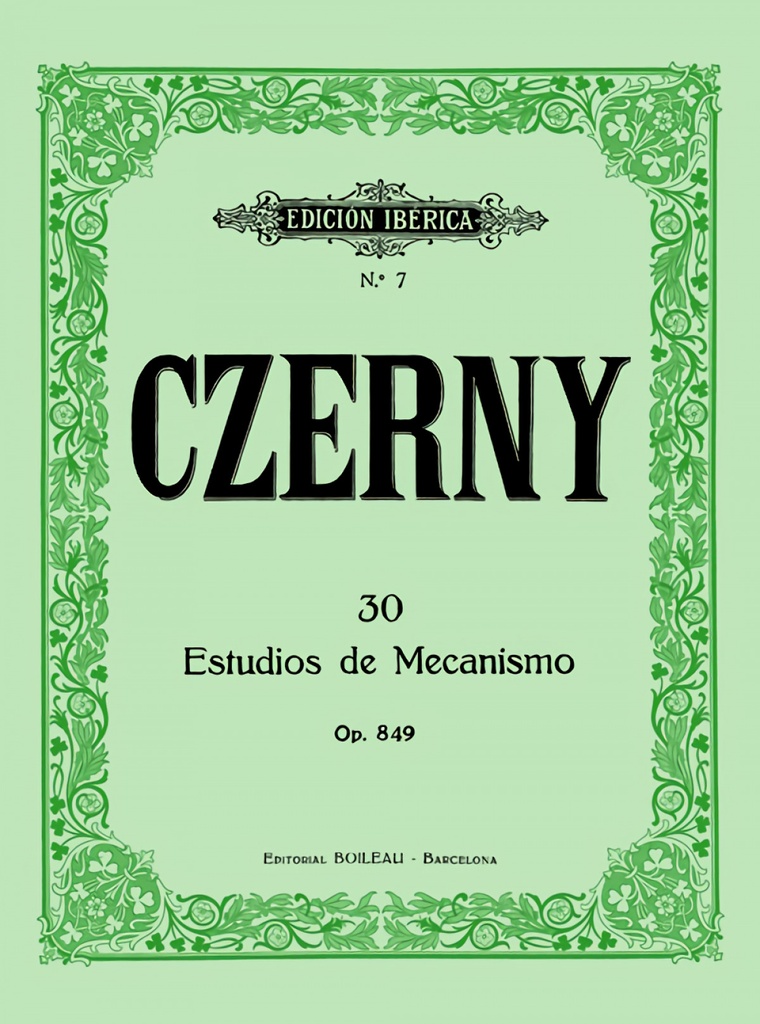 [9788480203067] 30 estudios de mecanismo op.849