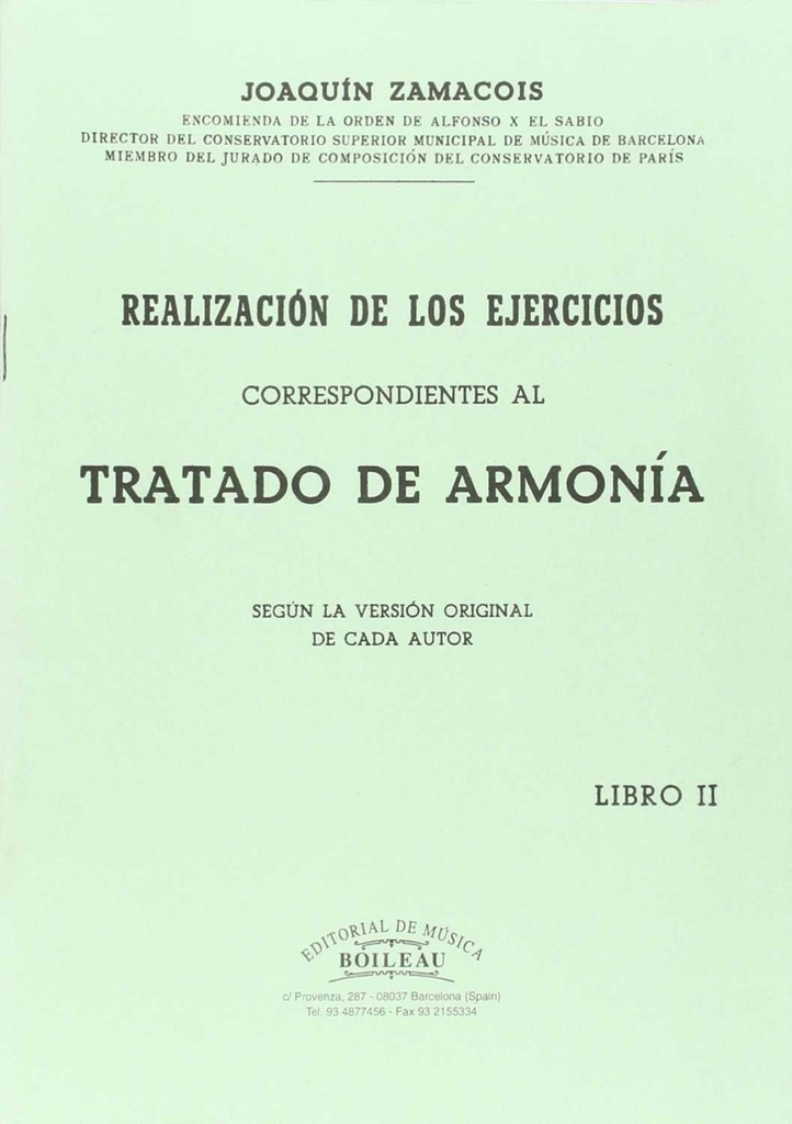[9788480207287] Realización ejer. Armonía Vol.II