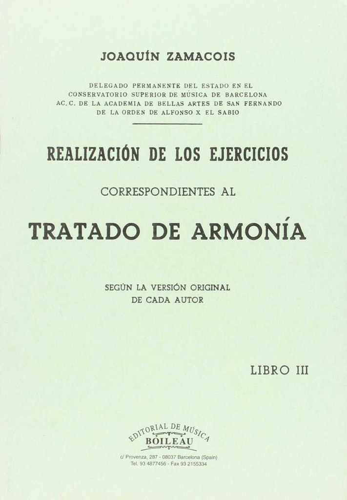 [9788480207294] Realización Ejer. Armonía Vol. III