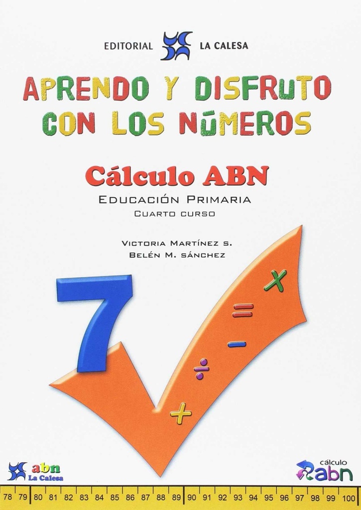 [9788481051674] Aprendo y disfruto con los números 7 cálculo abn calesa