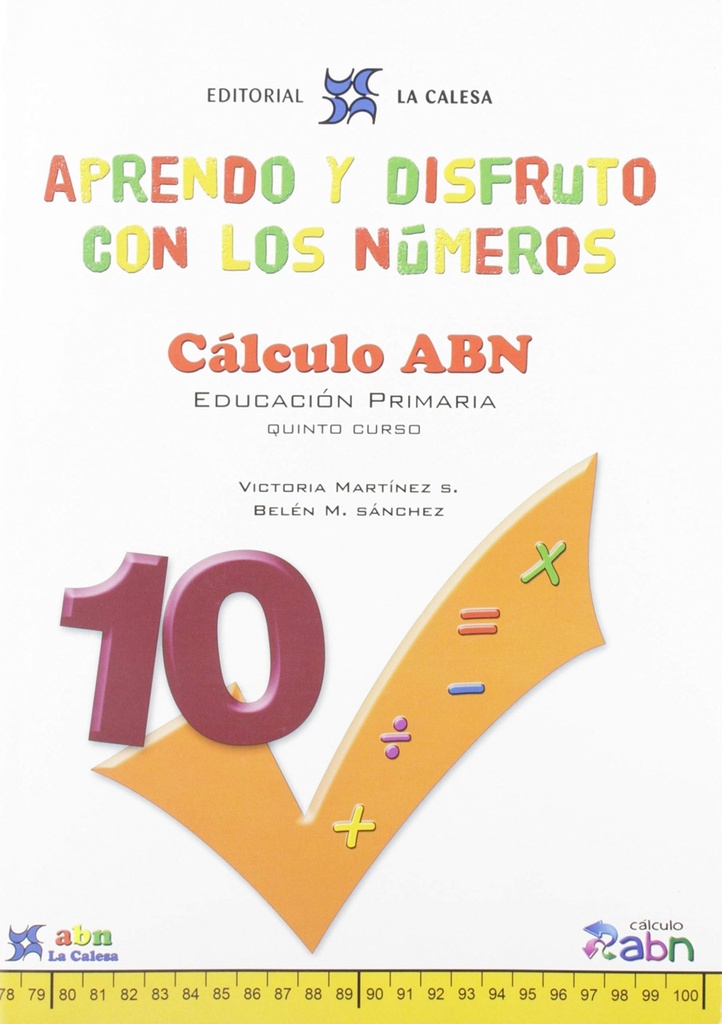 [9788481051704] Aprendo y Disfruto con los Numeros 10 Calculo Abn