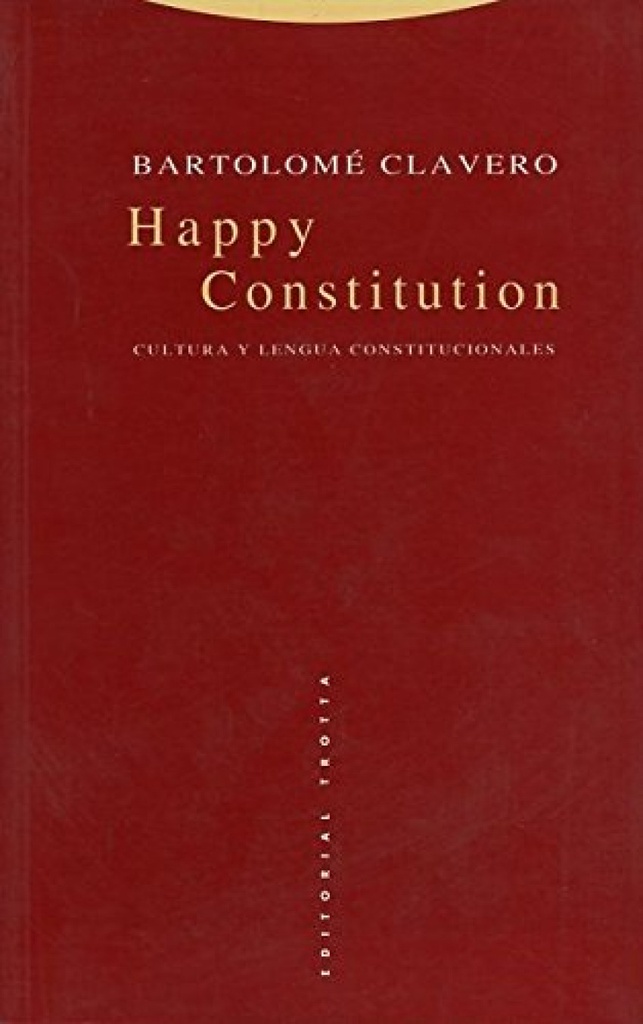[9788481641813] Happy constitution