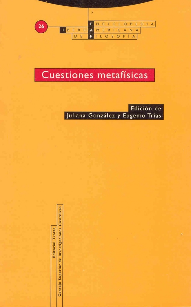 [9788481646221] Cuestiones Metafísicas