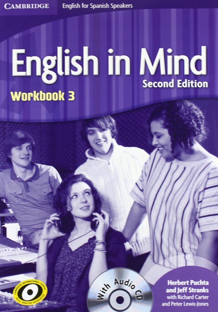 [9788483234969] (ED.ESP).(11).ENGLISH IN MIND 3º.ESO (WORKBOOK+CD) ESPAÑOLA