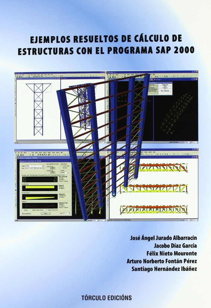 [9788484084785] Ejemplos resueltos cálculo estructuras programa SAP 2000